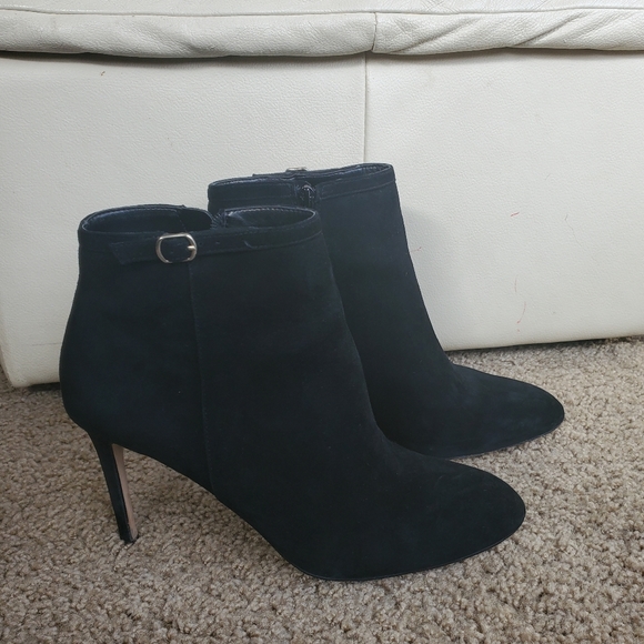 Ann Taylor Shoes | Ann Taylor Black Suede Ankle Boots | Color: Black | Size: 10 | Always_In_Vogue's Closet